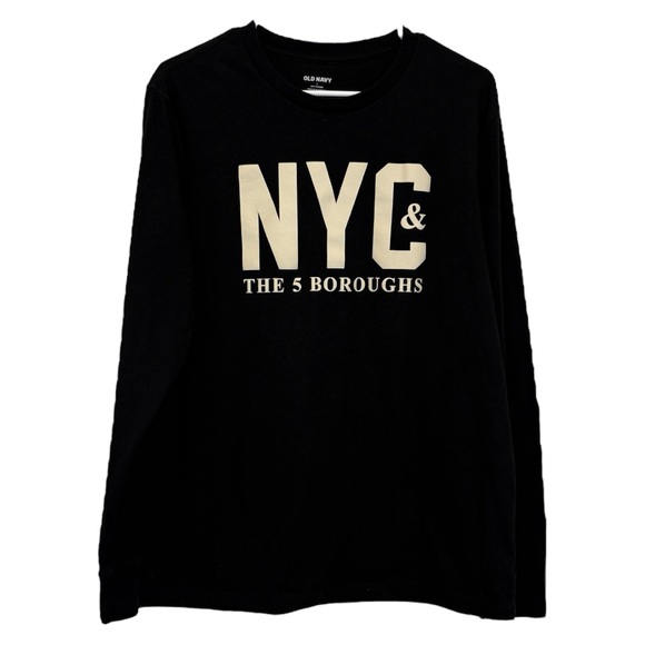 Old Navy Graphic Top Unisex NYC Long Sleeves Large - Picture 1 of 8